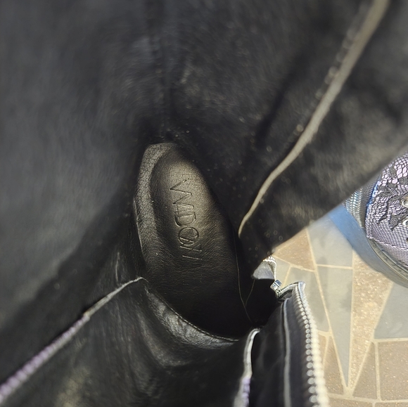 Widow Dolls Kill Haunted Traitor Purple Platform Boots - Picture 8 of 15